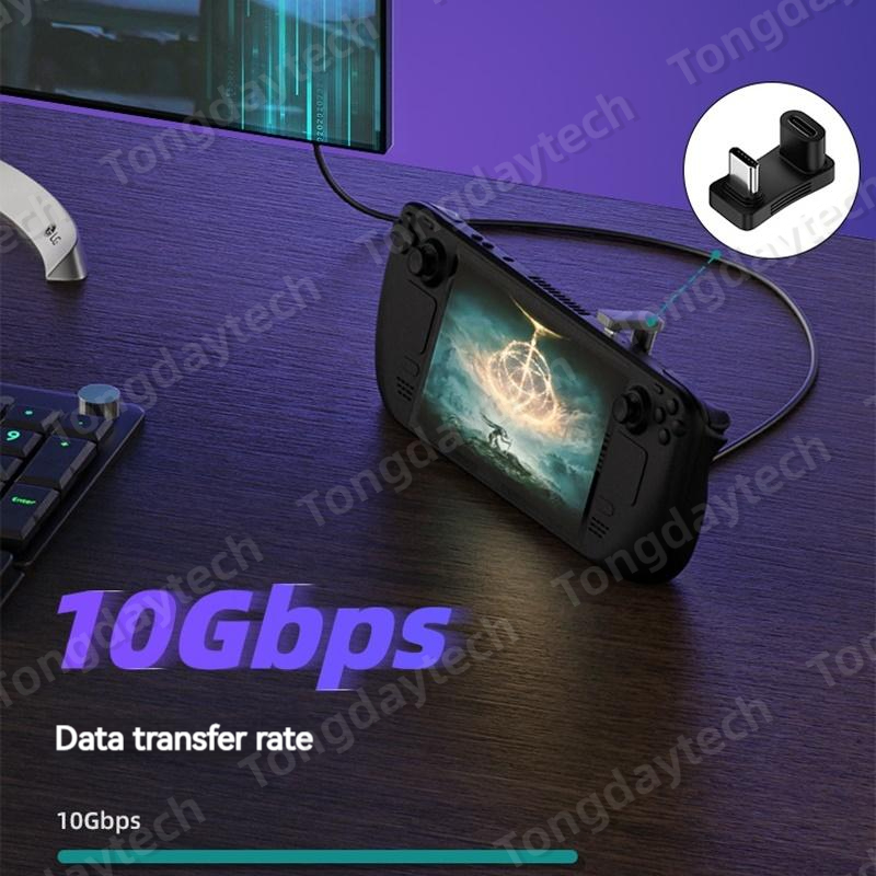 Adapter USB typu C w kształcie litery U 65W Szybkie ładowanie Adapter Otg Transfer danych Złącze USBC do telefonu Ipad Tablet Cabo Usb Tipo C