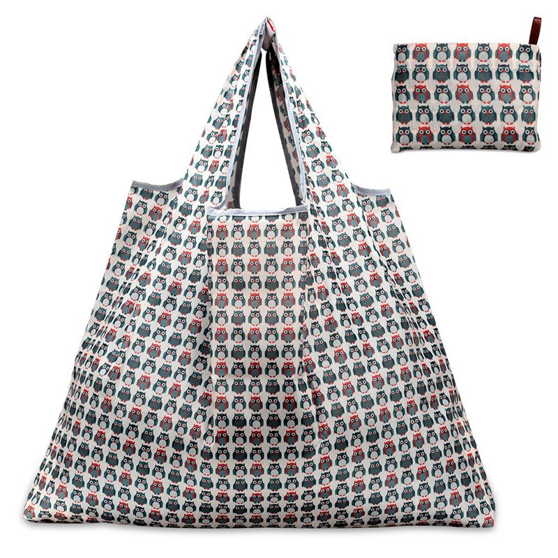 6 Kleuren Boodschappentas Dame Opvouwbare Oxford Doek Herbruikbare Fruit Kruidenier Pouch Recycle Organisatie Bag: E