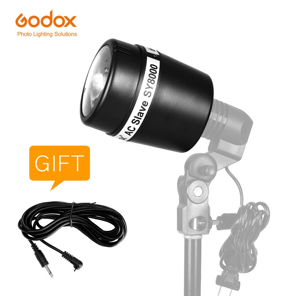 Godox SY8000 Studio E27 Schroef AC Slave Studio Flash Strobe Lamp Licht