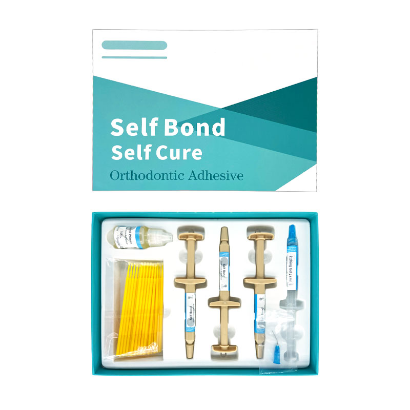 Adhesivo de ortodoncia Dental, Kit de pegamento de curado automático/ligero para soportes de ortodoncia, pegamento azul, sistema de unión directa de odontología: #2