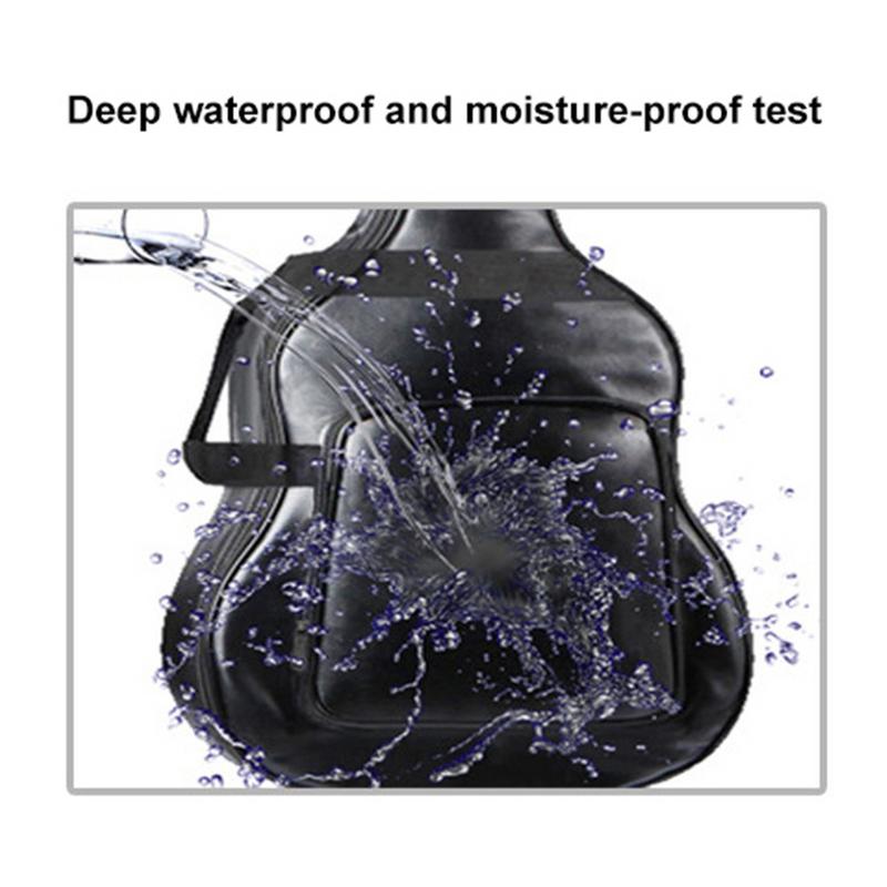 40 41 Inch Gitaar Rugzak Waterdichte PU Leer Gitaar Tas Klassieke Akoestische Verdikte Spons Gewatteerde Gitaar Draagtas