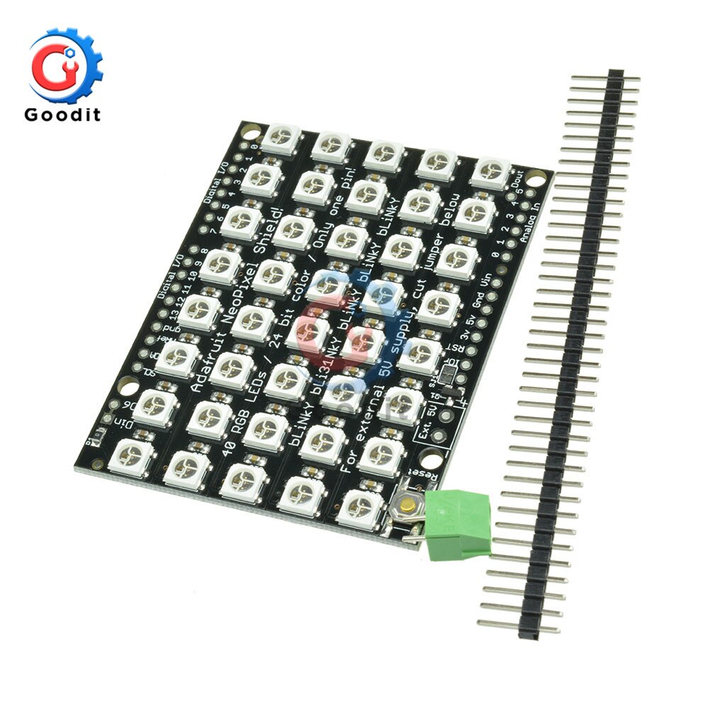 WS2812B WS2812 LED Ring Lamp Panel Light 5050 RGB 8x5 / 8x8 Bit LED Matrix 40 Bits 64 Bits Full Color 5050 RGB LED Lights