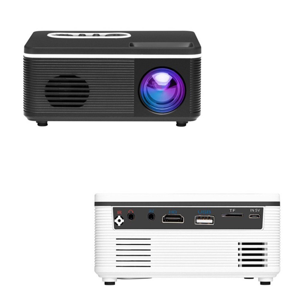 HD Mini Battery Projector LCD Led Portable Projector Home Theatre Cinema Led USB Kids Child Video Media Player