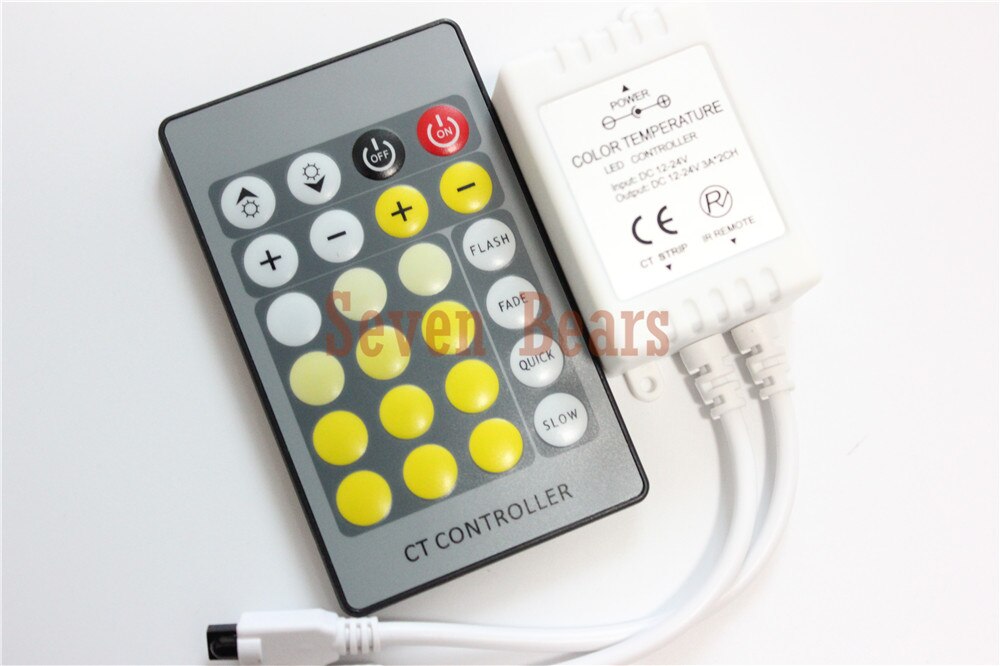 IR 24 key CCT adjustment LED controller color temperature LED controller