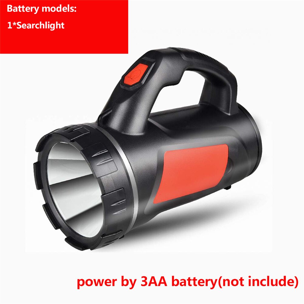 280w super lyst søkelys kraftig lommelykt ledet campinglys vanntett campinglampe usb oppladbar lommelykt: Pakke c