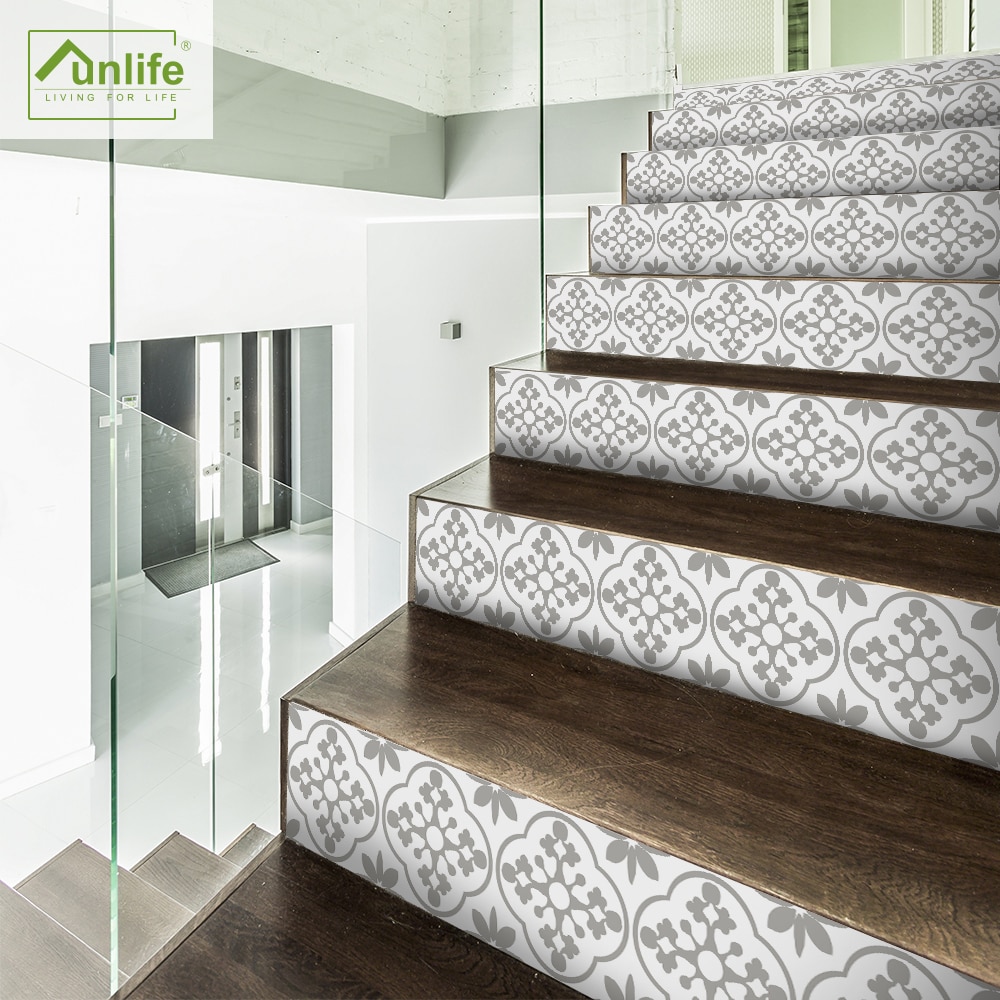 Funlife®Trap Stickers Te Schoon Badkamer Muur Pvc Olie Proof Peel &amp; Stok Keuken Stairway Diy Verwijderbare Waterdichte Decor