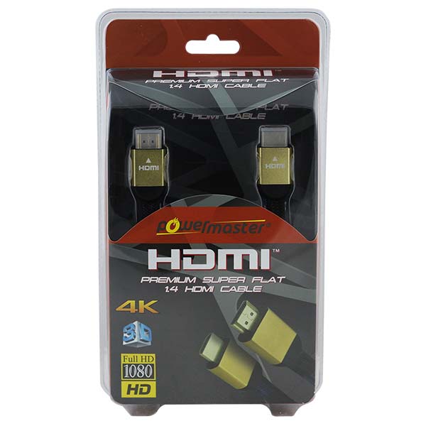 Tam 1.8 metrów 3D 4K kompatybilny 1.4 V złoty YASSI kabel HDMI pleciony