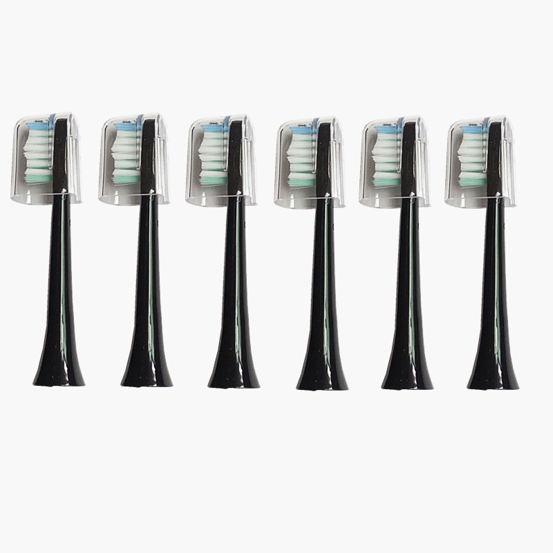 6PC Tandenborstels Hoofd voor Sarmocare S100/200 Ultra sonic sonic Elektrische Tandenborstel fit Digoo DG-YS11 Tandenborstels Hoofd gratis