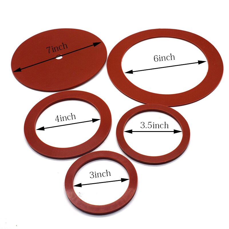1 sztuk silikonowe uszczelki wysokiej temperatura odlewania uszczelka robić odlewarka 3/3.5/4/6/7 cal biżuteria akcesoria zrób do Sama