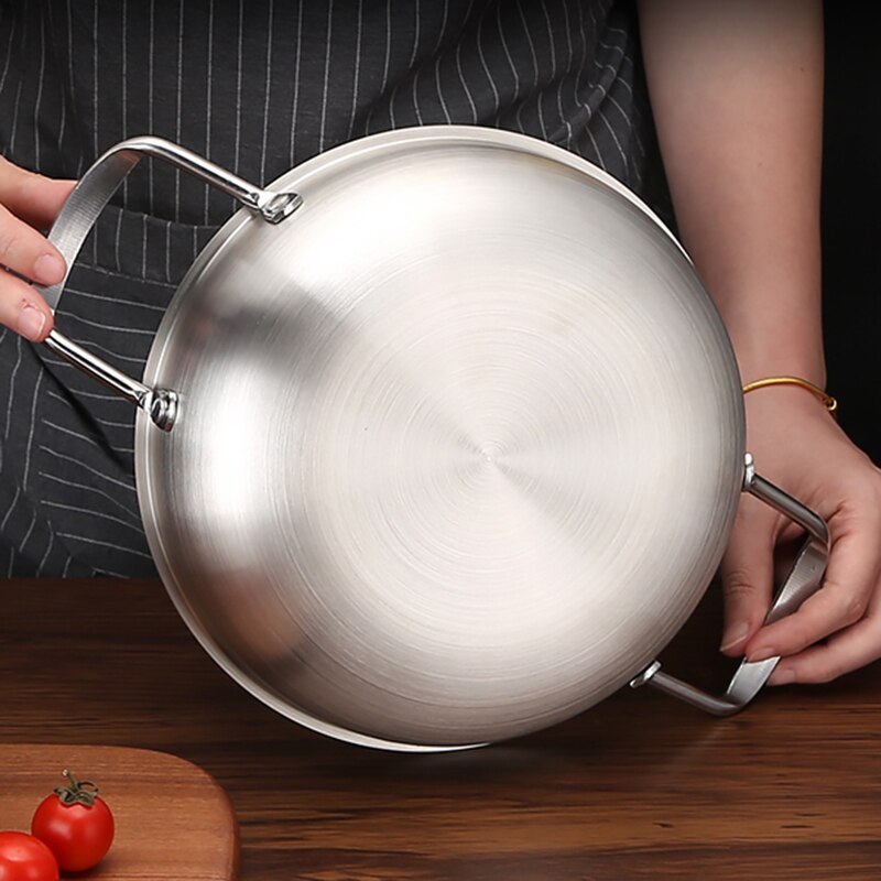 Ollas de Metal para cocina, Mini ollas coreanas de acero inoxidable, Conjunto de cerámica, utensilios de cocina para el hogar OC50MG