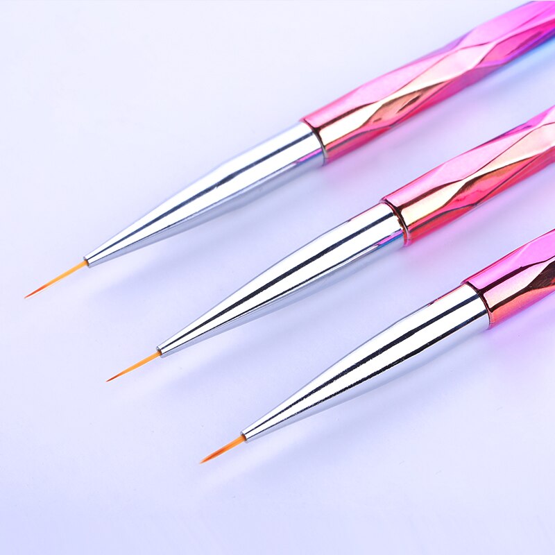 Liner penseel tekenen uv gel pen schilderen bloemen nagels diy lijn penseel auroras nagel plastic handvat nagelgereedschap nagelkunst accessoires
