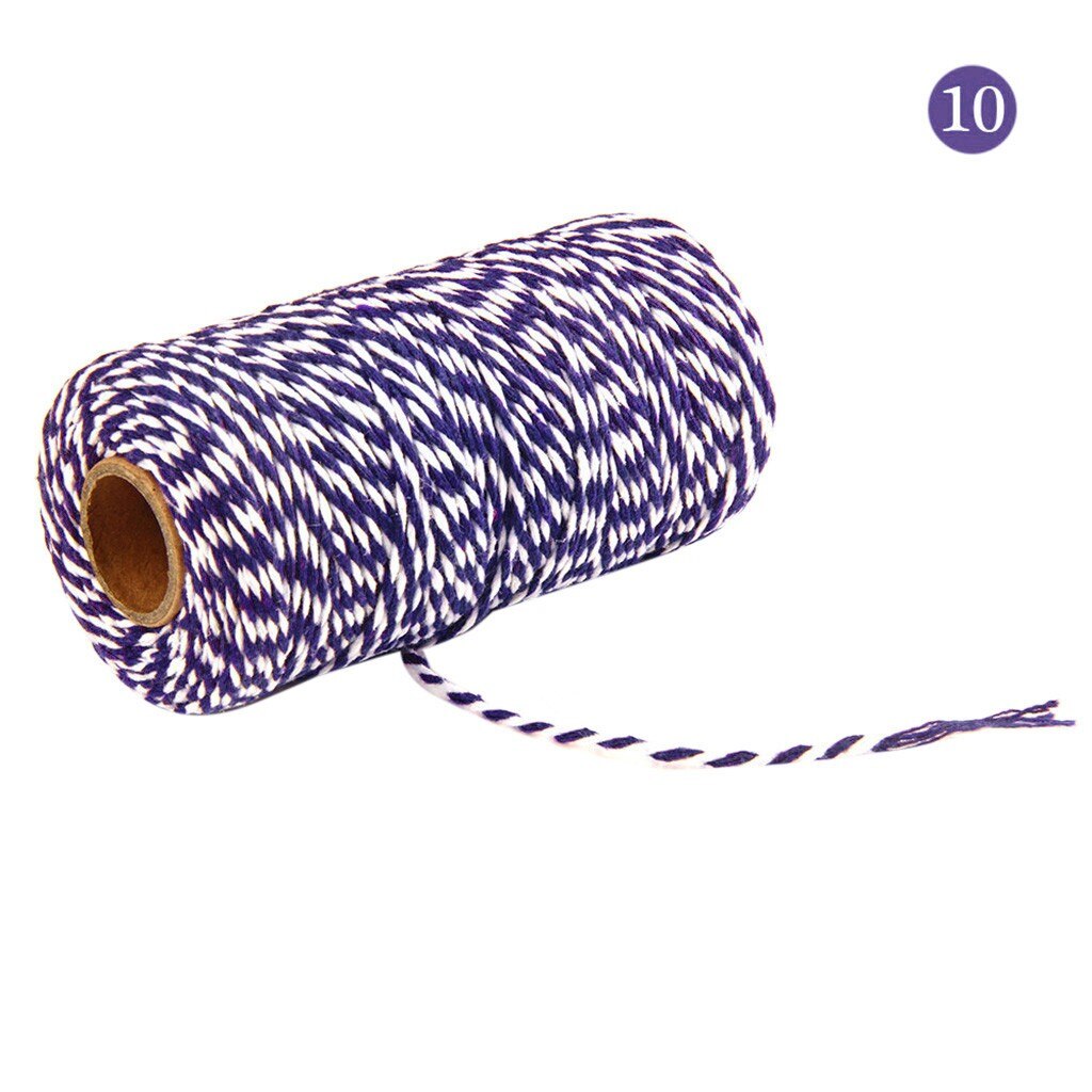 2Mm Diy Macrame Koord Twee Kleuren Katoen Bakers Twine Touw Rustieke Land Ambachten Handgemaakte Accessoires: J