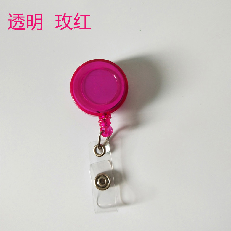 Intrekbare badgehaspel Medische werknemer Werkkaart Clip Arts Verpleegkundige ID Naamkaart Display Tag Personeelskaart Badgehouder Accessoires: GRIJS