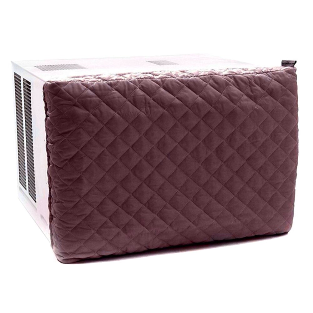 Air Conditioner Protective Cover Indoor Cooler Cover Windproof Cover for Household Appliances AUG889: Burgundy