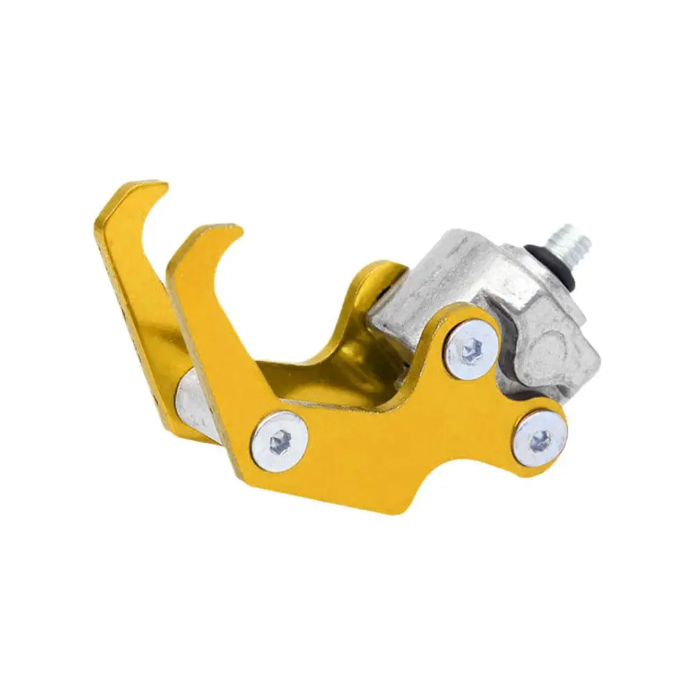 Colgador de garra de águila para casco de motocicleta, gancho duradero de 6mm con tornillo de aluminio, guante para casco de motocicleta, soporte para transporte de equipaje, 1 Uds.: Oro
