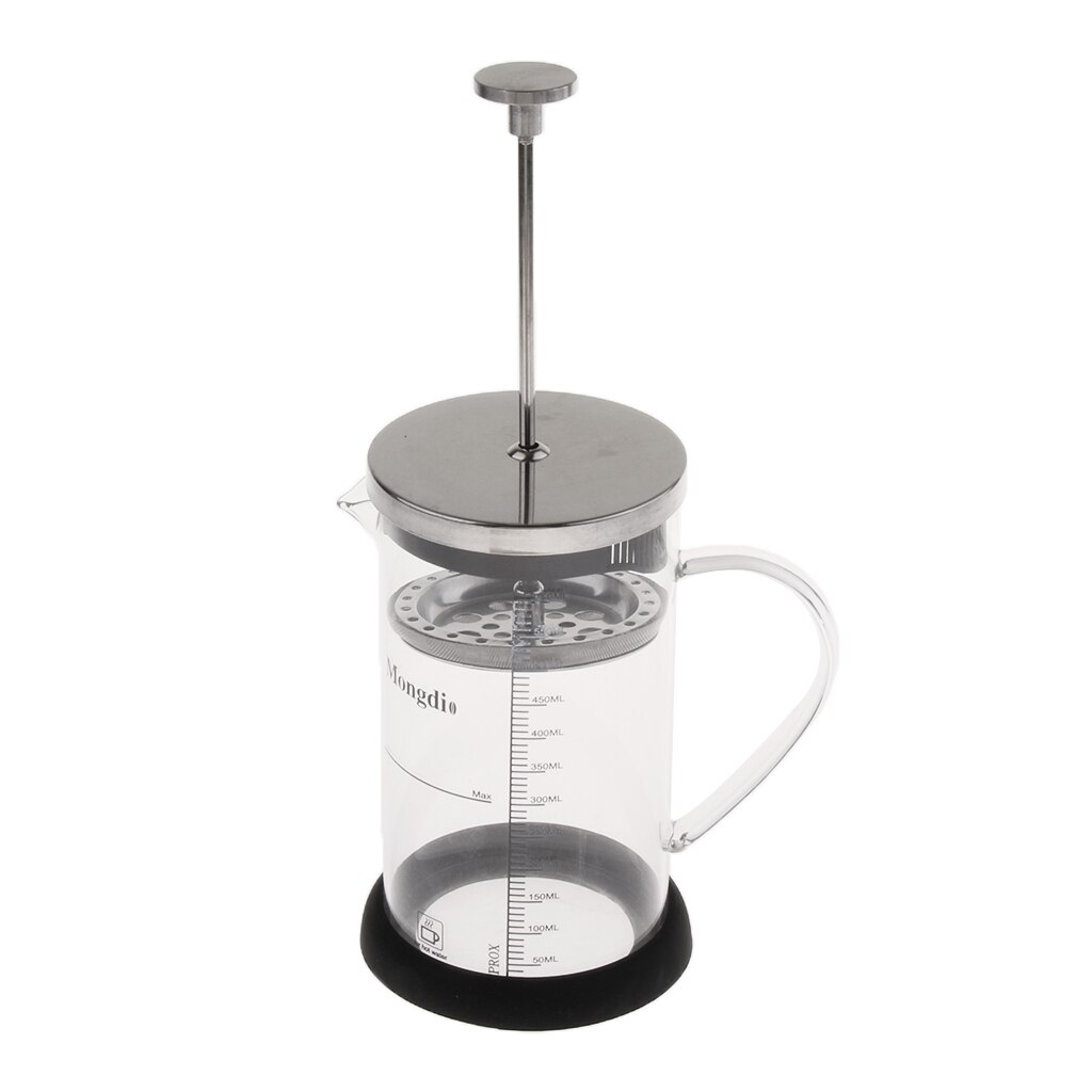 600ml COFFEE PRESS PLUNGER GLASS CAFETIERE FILTER COFFEE TEA MAKER