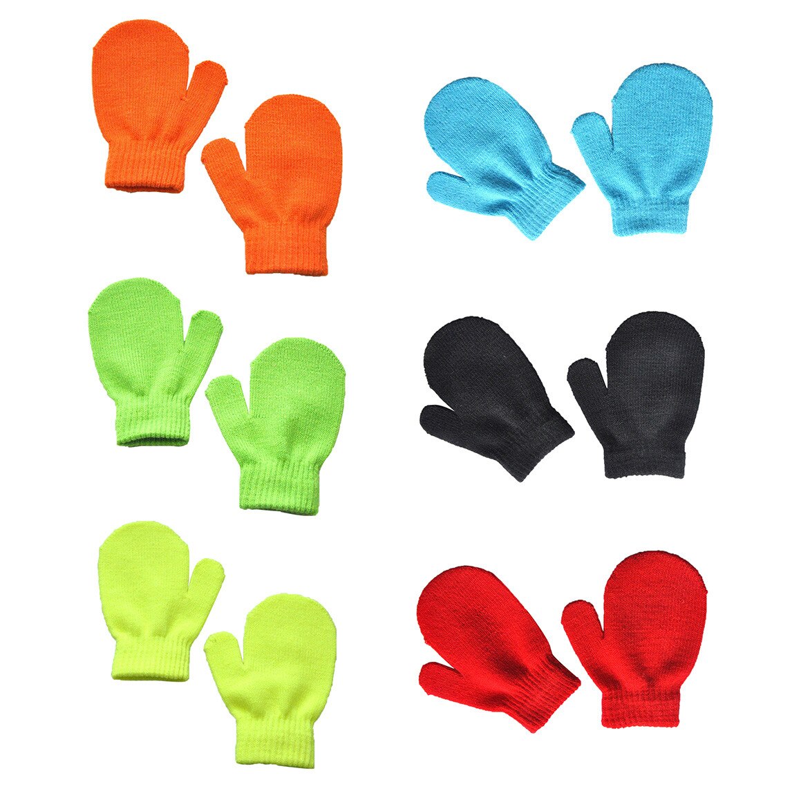 #30 6Paare Art Baby Handschuhe Nette stricken Fäustlinge Mädchen Jungen Winter Warme draussen Handschuhe Voll Finger Baby Jungen mädchen Fäustlinge