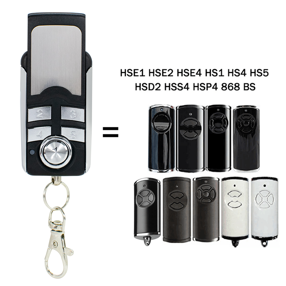 HORMANN HSE1-868-BS HSE2-868-BS HSE4-868-BS HSP4 HSD2 HS1 HS2 HS4 HSS4 Télécommande de porte de garage Hormann bs Series 868MHz