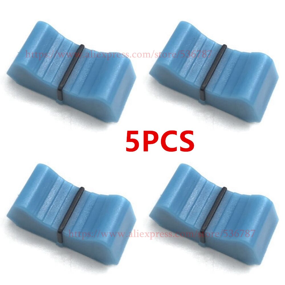 5 st slider fader knoppar blå färg fader knopp för allen & heath xone 1d 2d 3d 4d 32 62 464 s2 utbyte