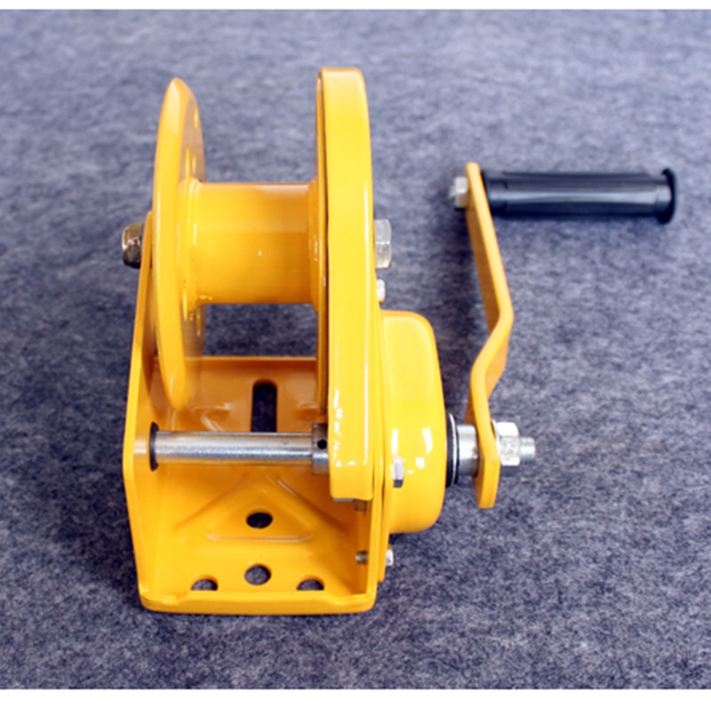 1200lb Hand crank two-way self-locking manual winch household small portable traction hoist with brake manual winch