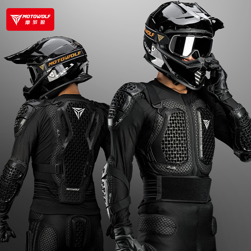 MOTOWOLF Motorcycle Jacket Men Moto Body Armor Motocross Racing Jacket CE Approval Motorbike Moto Protection Gears