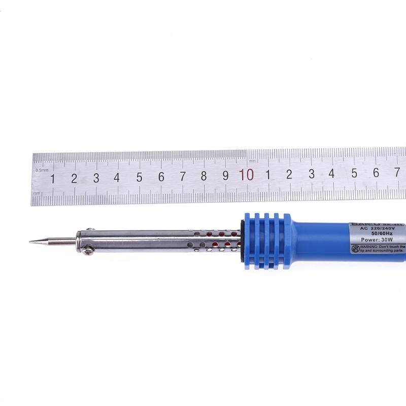 Prise ue Portable Mini 220V 30W température réglable électrique fer à souder stylo poignée poste de soudure soudure réparation outil à main