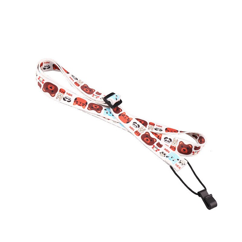 Correa de ukelele de estilo étnico ajustable, cinturón de guitarra resistente, cinta impresa, Clip-on, instrumento Musical, accesorio de guitarra: type5