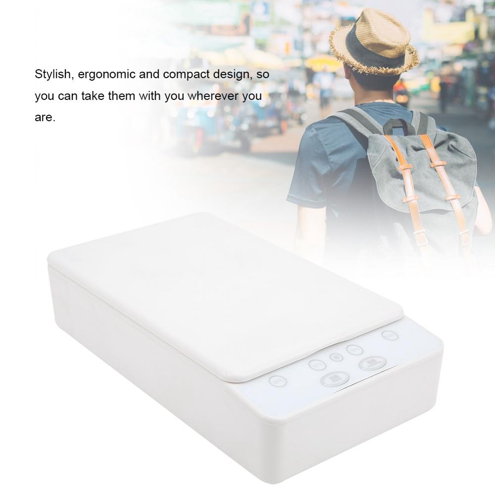 5V UV Light Phone Sterilizer Box Jewelry Phones Cleaner Cabinet with Aromatherapy Esterilizador Mobile Phone UV Box