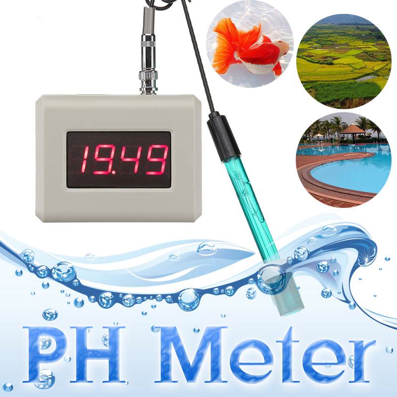 Digital PH orp Monitor LCD Display Measurement Tools Kit Water Monitor Tester Meter