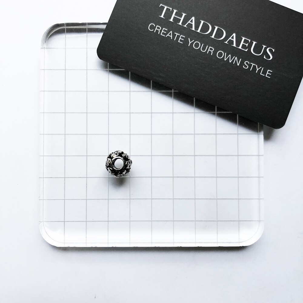 925 prata esterlina moda diy acessórios de alta qualidade grande buraco crânio grânulo apto para o vintage thomas esqueleto contas para pulseira