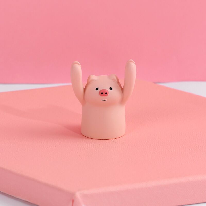 Sharkbang Kawaii świnia żaba zdjęcia zwierząt notatka klips robić kartek uchwyt biurko etykieta z imieniem ślub sprzyja karteczka z miejscem klips robić kartek uwaga stojak uchwyt: świnia