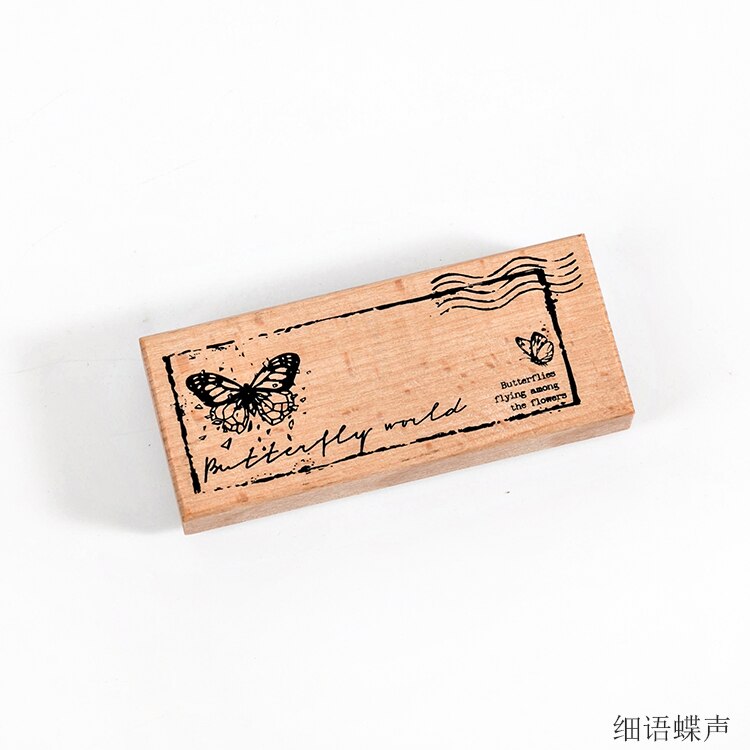Sello de decoración de fondo de etiqueta de película Vintage sellos de goma madera para scrapbooking papelería DIY craft ESTAMP estándar: 5