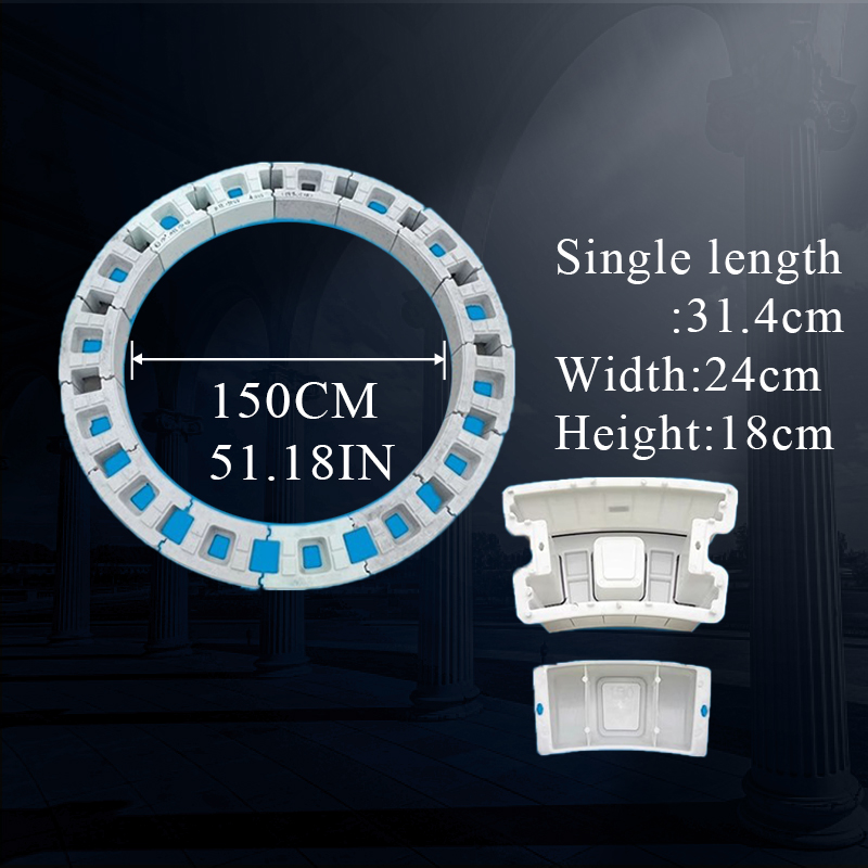 Sun Tree Enclosure Plastic Mold, Pool Mold, Sun Tree Enclosure, House: black