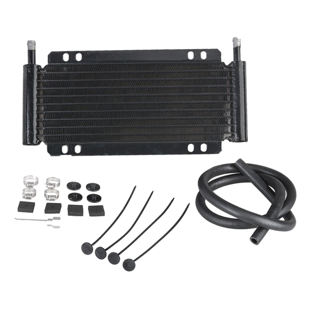 11-Row Engine Transmission Oil Cooler Kit | Transmission/Gearbox Oil Cooler