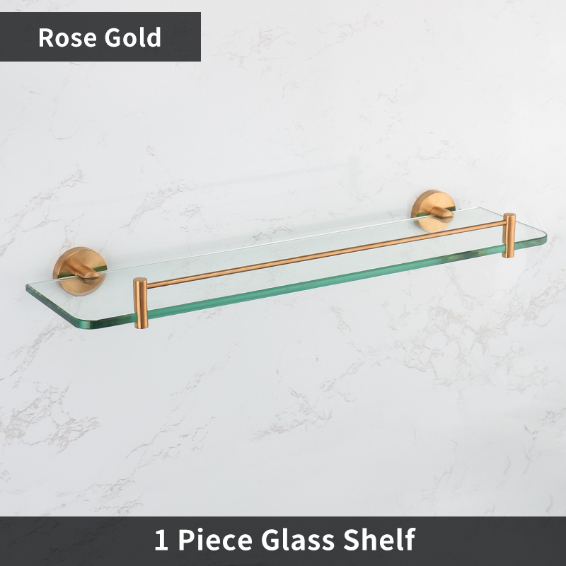 Badkamerbeslag 304 roestvrij staal roségoud handdoekenrek toiletrolhouder zeephouder handdoekstang toiletaccessoires: Bordeaux