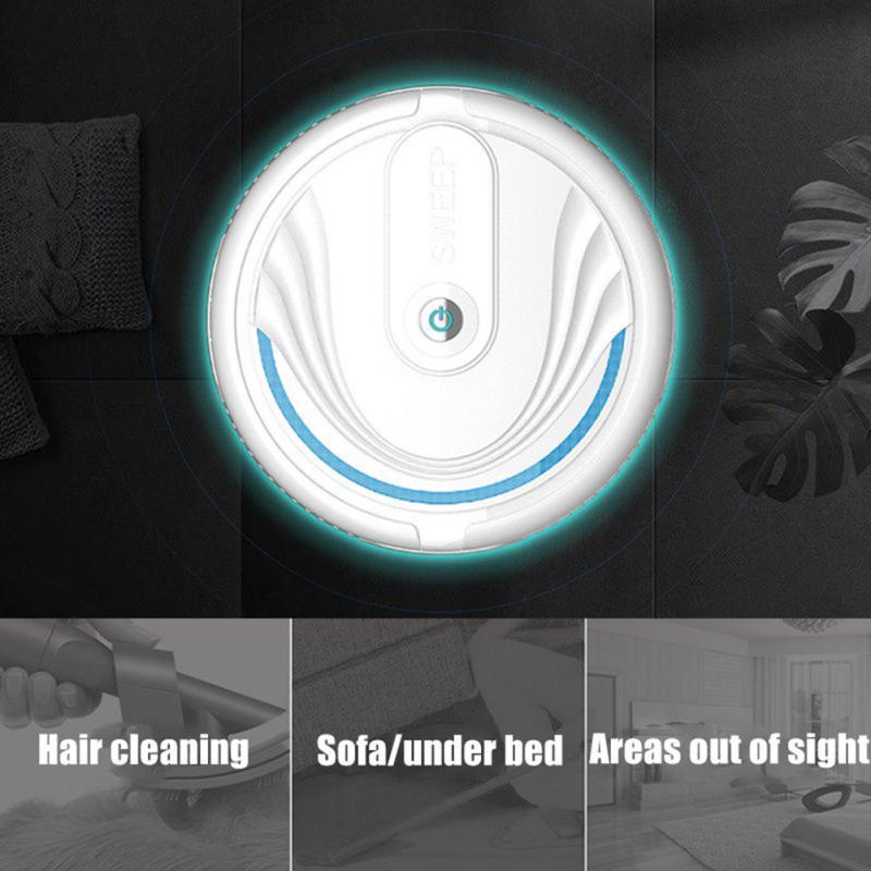Automatisk smart gulv robot rengøring støvsuger fejerens robot fejer husholdnings vakuum våd mopping rengøringsmidler