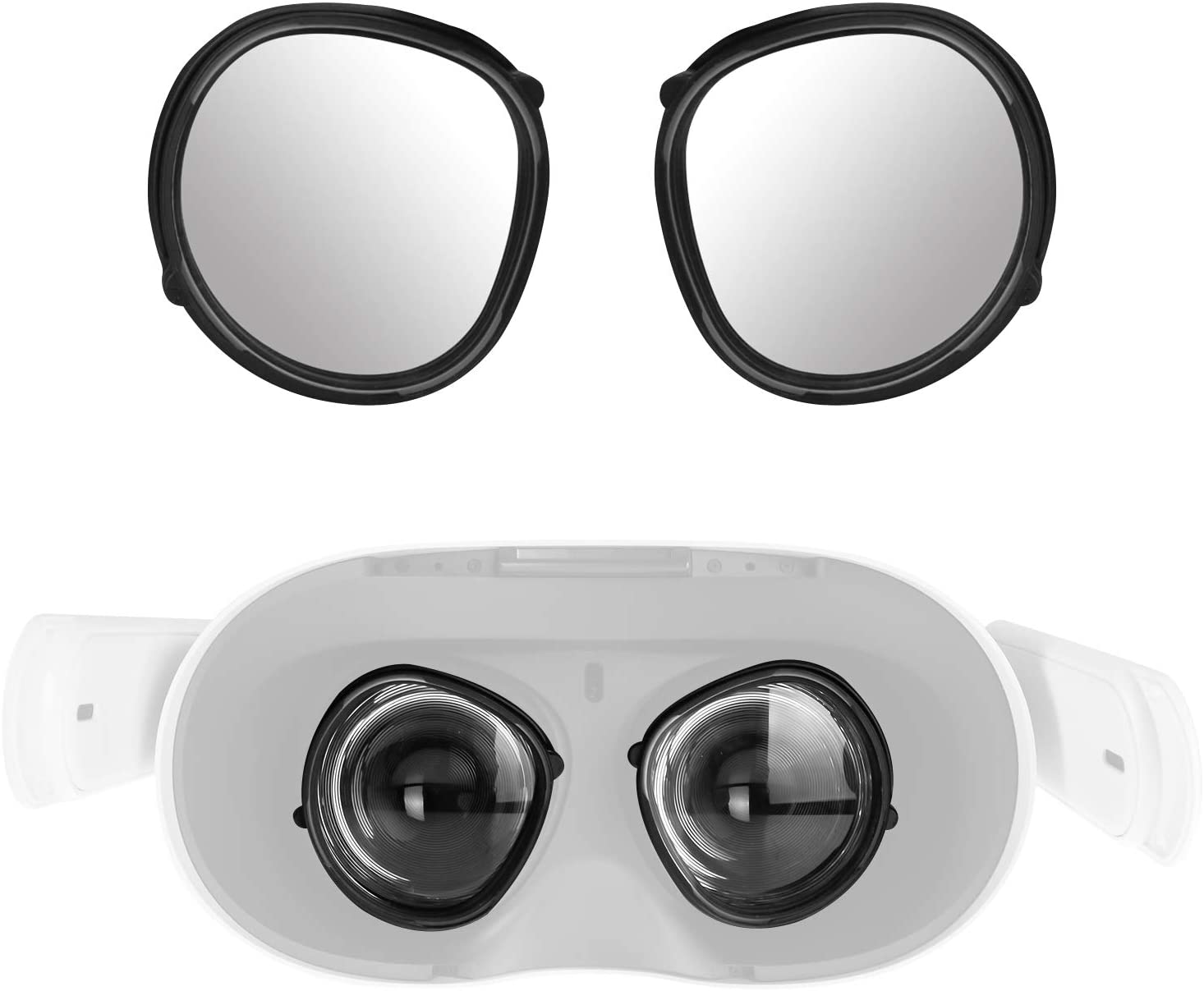 For Oculus Quest 2 Anti-Blue Eyeglass VR Magnetic Glasses Lens Frame Quick Disassemble Clip Protection: Default Title