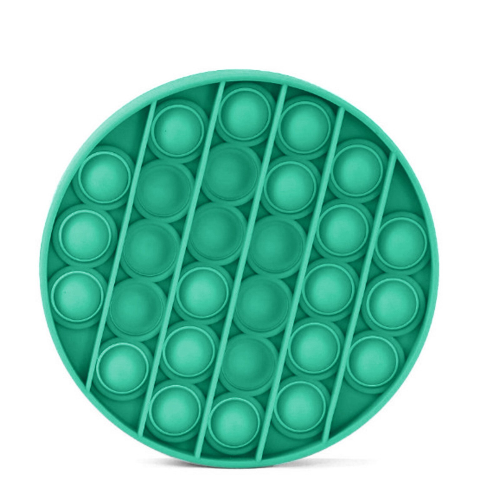Popit Fidget Toy Push Bubble Fidget giocattolo sensoriale autismo esigenze speciali antistress e aumento della messa a fuoco morbido giocattolo antistress: K