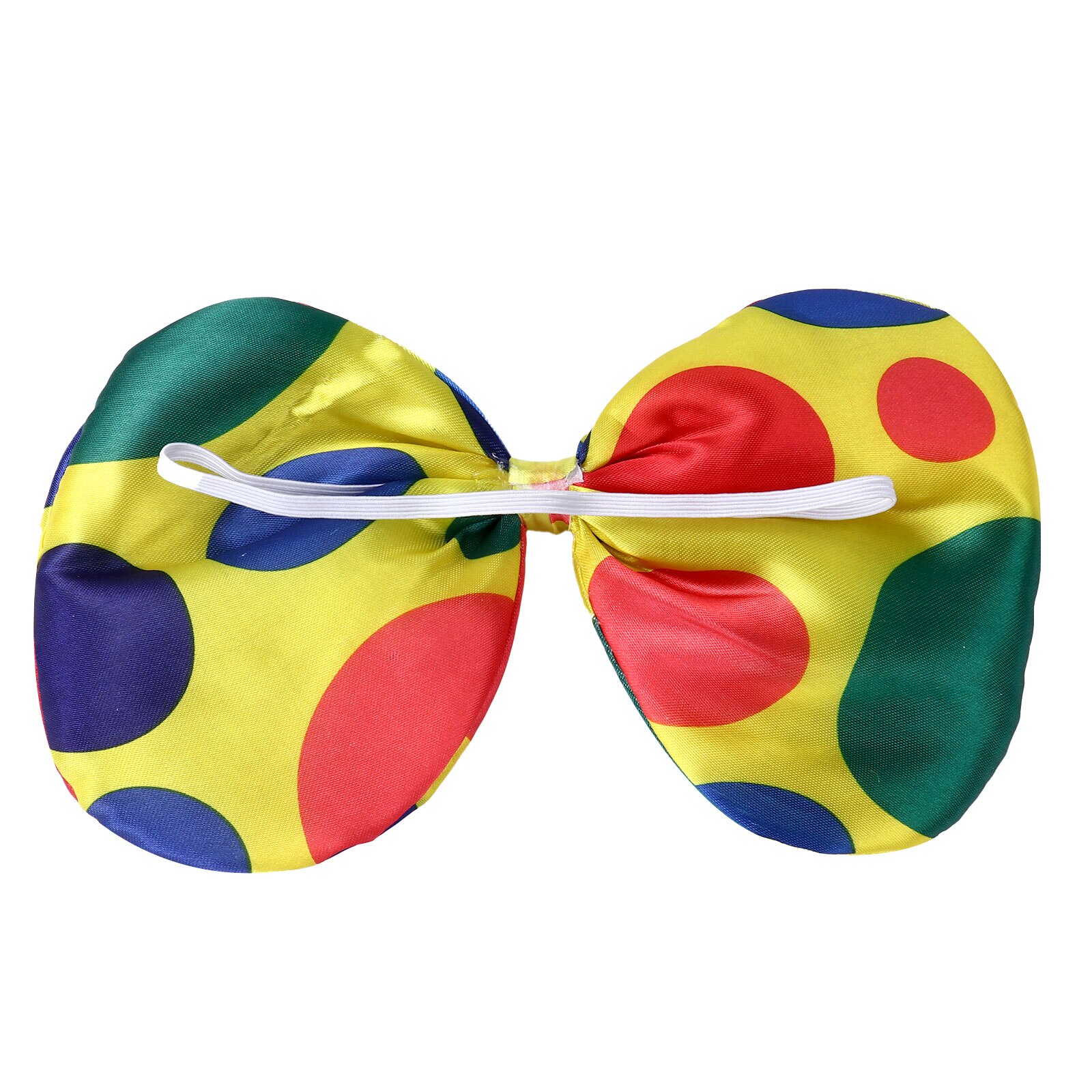 Conjunto de disfraz de payaso, peluca de circo arcoíris, esponja, puntos en la nariz, pajarita, guante, conjunto de Halloween, fiestas de Navidad, carnavales, accesorios de Cosplay: Tie