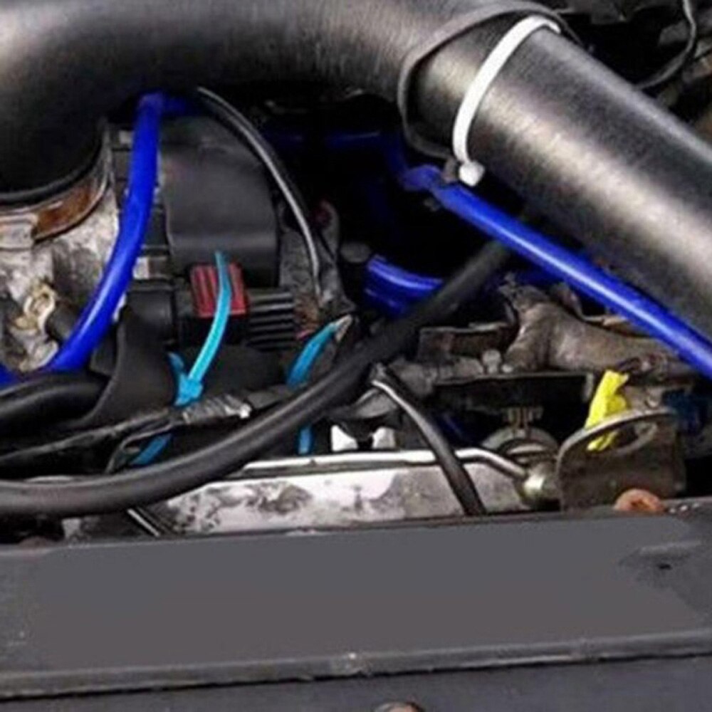 300cm silikone blå vakuumslange olie gas brændstofledning rørrørskobling turbotråd