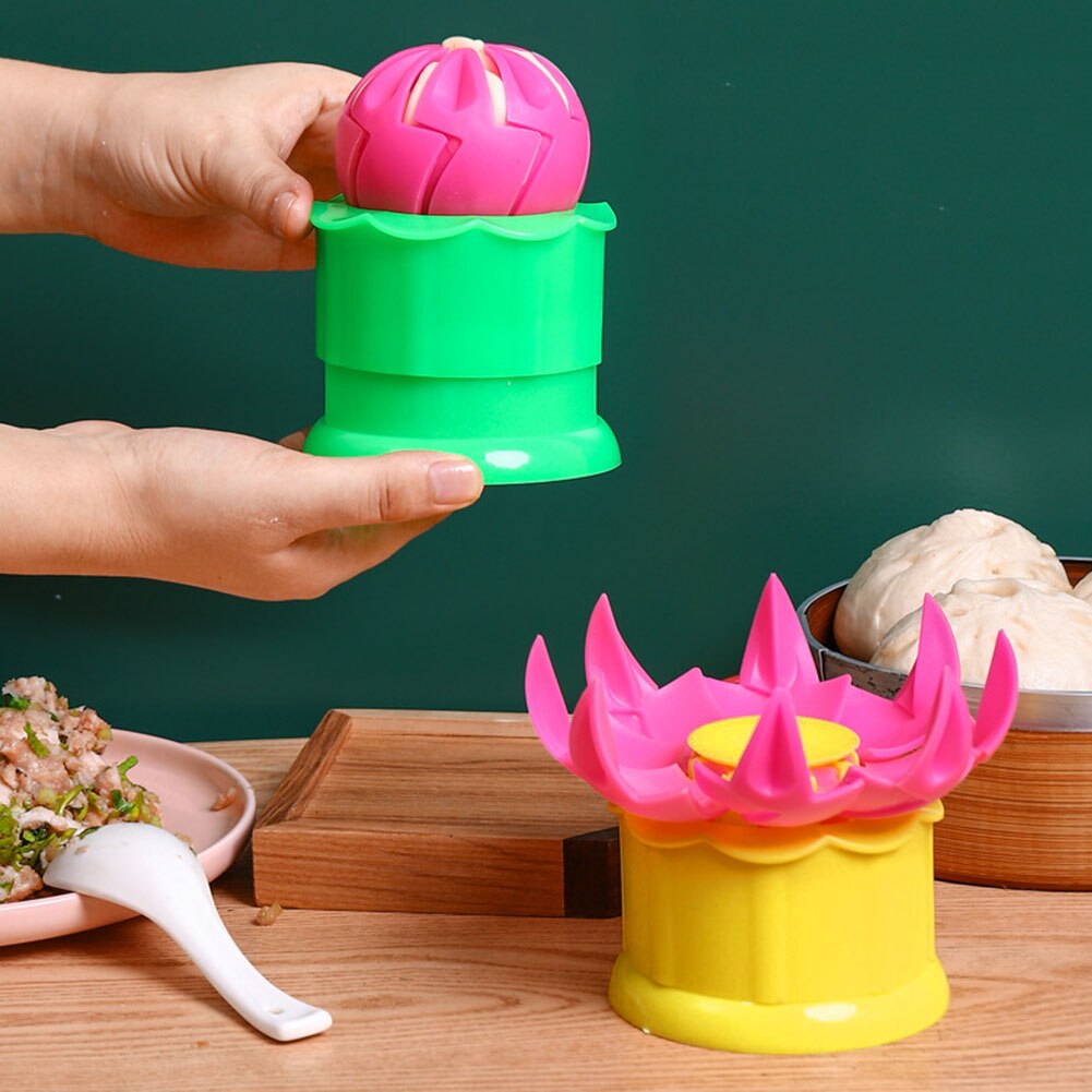 Chinese Baozi Pastry Pie Steam Bun Dumpling Maker Mold Steamed Stuffed Bun Making Mold DIY Kitchen Cooking Tool