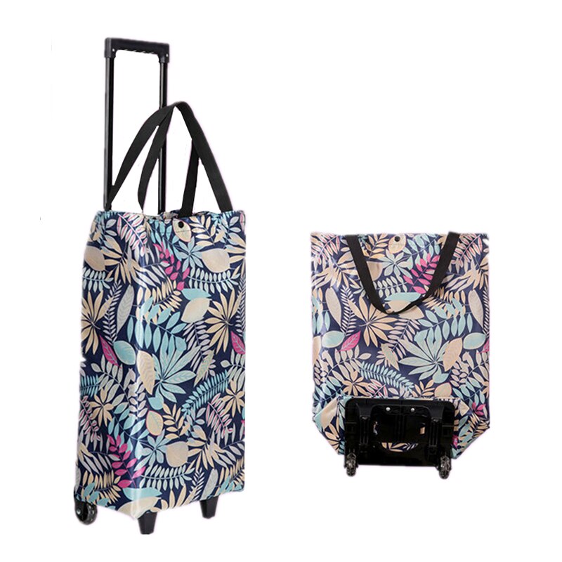 Kleine Pull Winkelwagen Carrying Boodschappentas Outdoor Camping Opvouwbare Trolley Thuis Winkelen Trailer De Markt