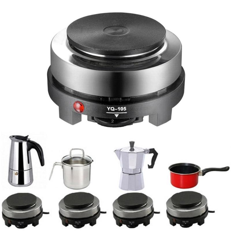 500w mini elvärmare spis spis tallrik mjölk vatten kaffe värme ugn köksmaskin eu stickpropp