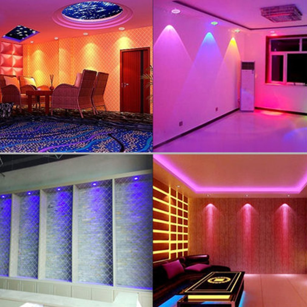 1W LED Ceiling Spotlight 85-265V Large Lens Spotlight Jewelry Showcase Clothes Shoes Shop Lighting Lamp Bull Eye Lamp