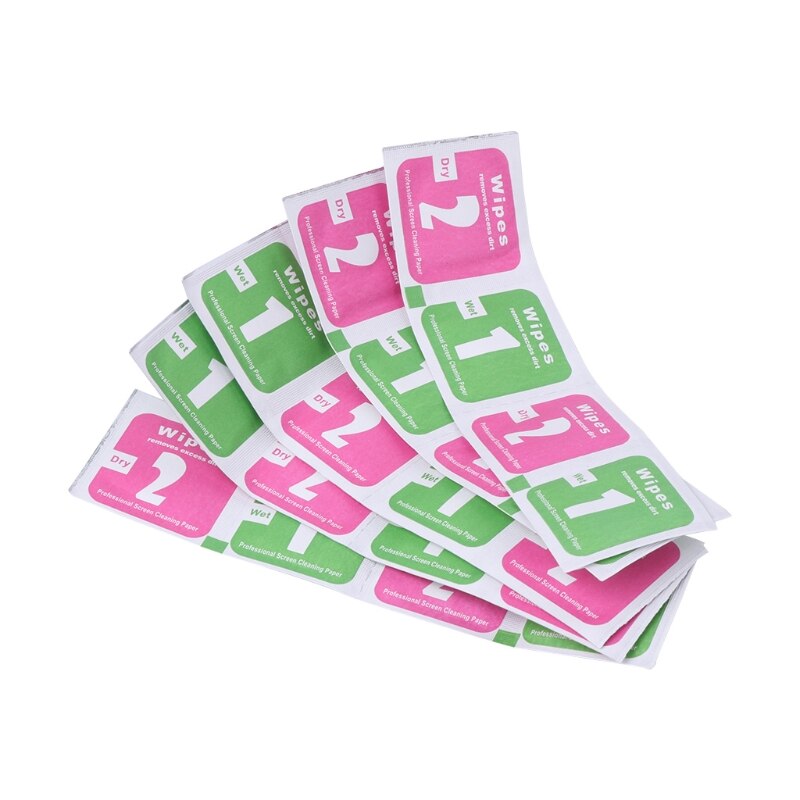 10Pcs/Lot Camera Lens Cleaning Cloth LCD Screens Dust Removal Wet Dry Wipe Paper Photography