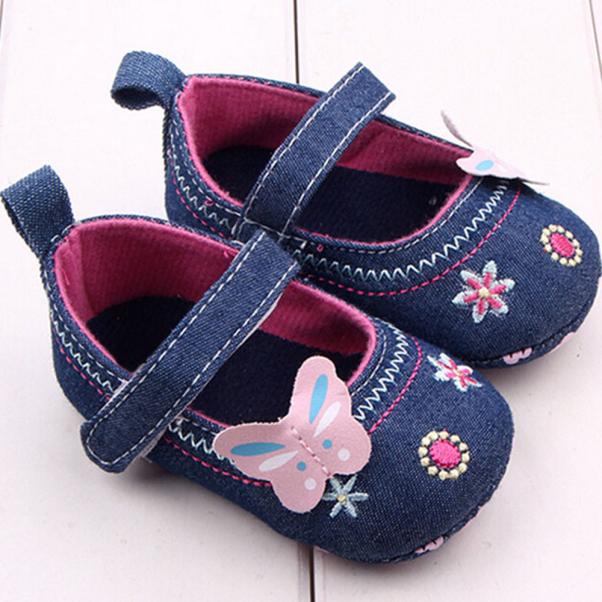 Mode Baby Schoenen Vlinder Zachte Tong Peuter Schoenen Bu/12 Cm