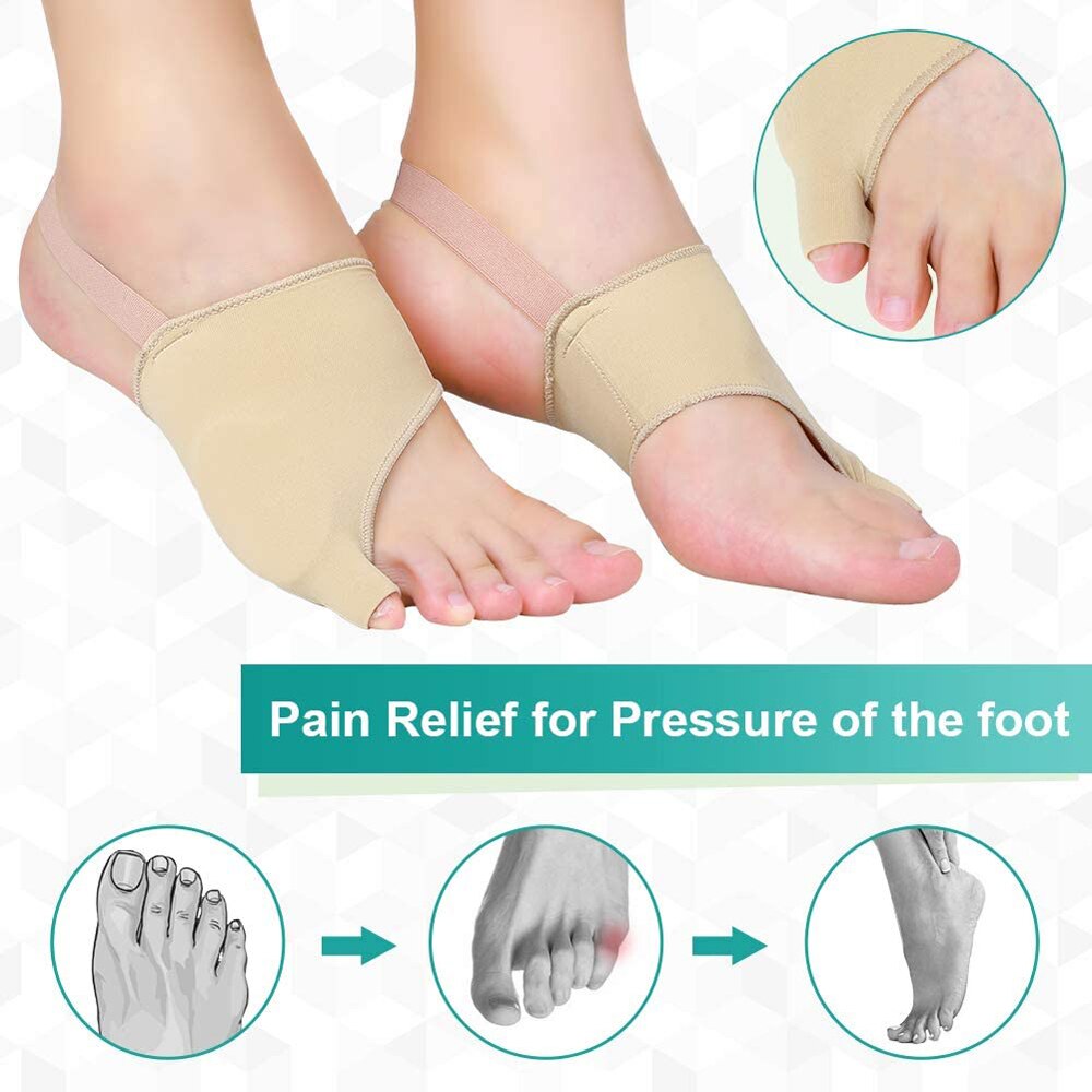 1 Paar Tailor Bunion Corrector Pads Spalk Voor Bunion Pinky Teen Relief Toe Straightener, kleine Teen Separator Met Anti-Slip