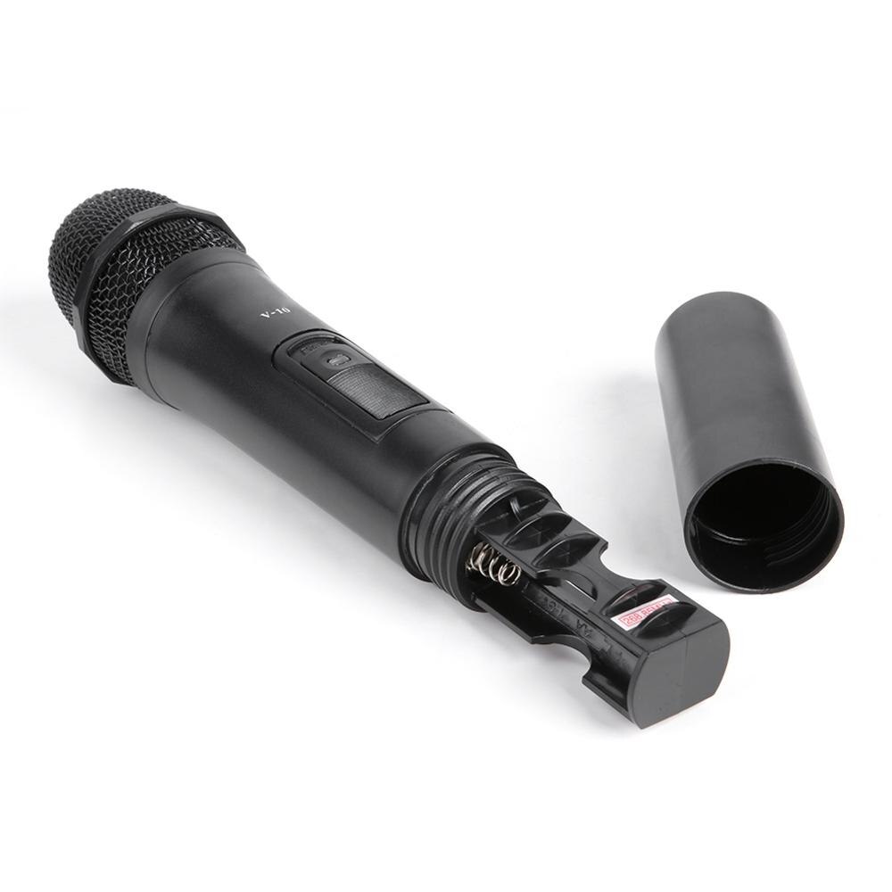 ALLOYSEED-V-10 VHF 268,85 Mhz, megáfono de micrófono inalámbrico, micrófono de mano, altavoz de voz con receptor USB para reuniones de Karaoke