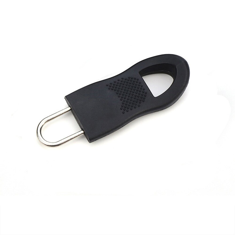 Juego de reparación de cremallera desmontable Universal, tirador de cremallera para bolsa de viaje, Maleta, mochila, accesorio de coser DIY, Uds.: black L