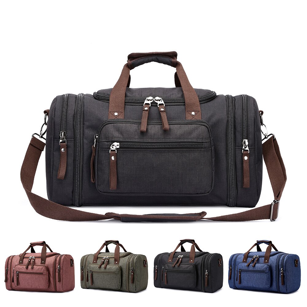 Unisex Effen Kleur Handtas Microfiber Waterdicht Leisure Retro Reizen Sport Plunjezak